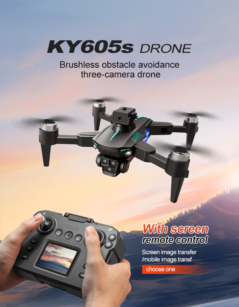 Skládací dron KY605s